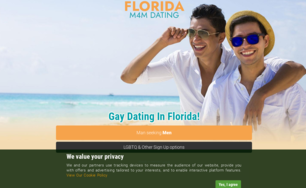 Florida M4M Dating Florida M4M Dating Homepage Image